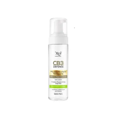 XEN CB3 DEFENSE MOUSSE MICELLAIRE NETTOYANTE PEAUX MIXTES A GRASSES 200ML