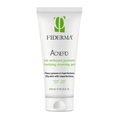 FIDERMA ACNEFID GEL NETTOYANT PURIFIANT PEAUX GRASSES 200ML