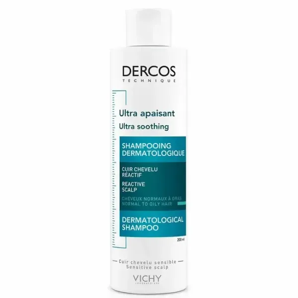 VICHY DERCOS SHAMPOOING ULTRA APAISANT CHEVEUX GRAS 200ML