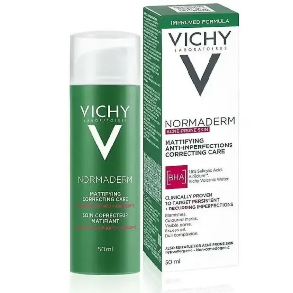 VICHY NORMADERM SOIN EMBELLISEUR ANTI-IMPERFECTIONS HYDRATATION 24H. 50ml
