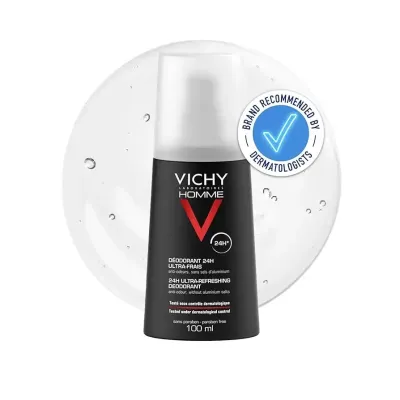 VICHY HOMME DEODORANT ULTRA-FRAIS 24H VAPORISATEUR 100ML