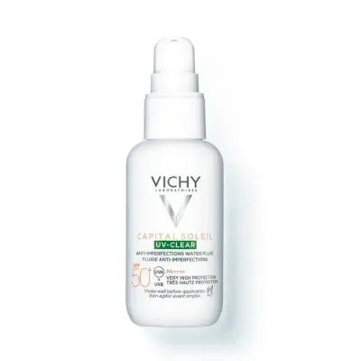 VICHY CAPITAL SOLEIL FLUIDE UV CLEAR SPF 50+ ANTI IMPERFECTIONS 40 ML