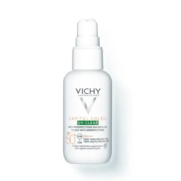 VICHY CAPITAL SOLEIL FLUIDE UV CLEAR SPF 50+ ANTI IMPERFECTIONS 40 ML