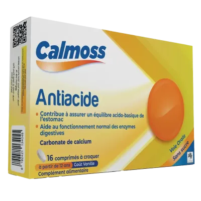 VITAL CALMOSS ANTIACIDE 16 COMPRIMES