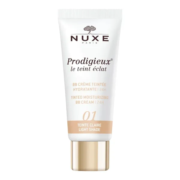 NUXE PRODIGIEUX LE TEINT ECLAT BB CREME HYDRATANTE TEINTEE 01 30ML