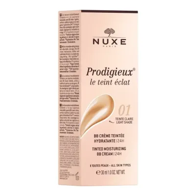 NUXE PRODIGIEUX LE TEINT ECLAT BB CREME HYDRATANTE TEINTEE 01 30ML