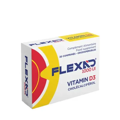 FLEXAD 1000 UI VITAMINE D3 30 COMPRIMES