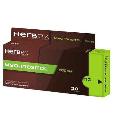HERBEX MYO INOSITOL 1000MG 20 COMPRIMES
