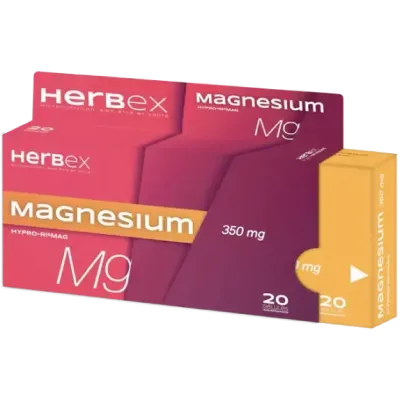 HERBEX MAGNESIUM 350MG 20 GELULES
