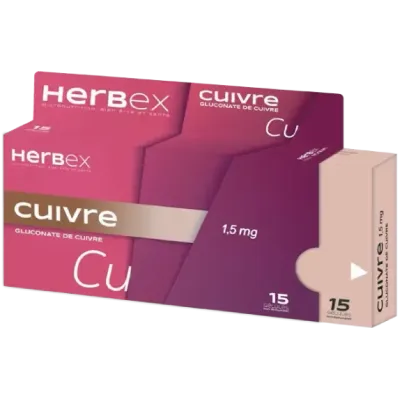HERBEX CUIVRE 15 GELULES