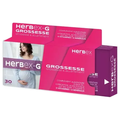 HERBEX G GROSSESSE 30 GELULES