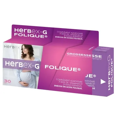 HERBEX G META FOLIQUE 30 GELULES
