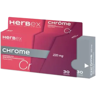 HERBEX CHROME 220MG 30 GELULES