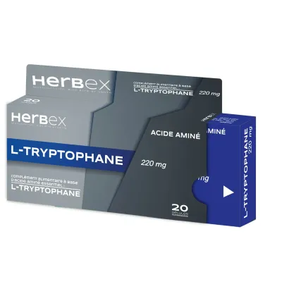 HERBEX L-TRYPTOPHANE 220MG 20 GELULES