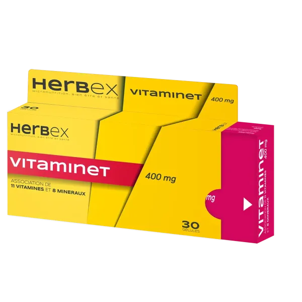 HERBEX VITAMINET 400MG 30 GELULES