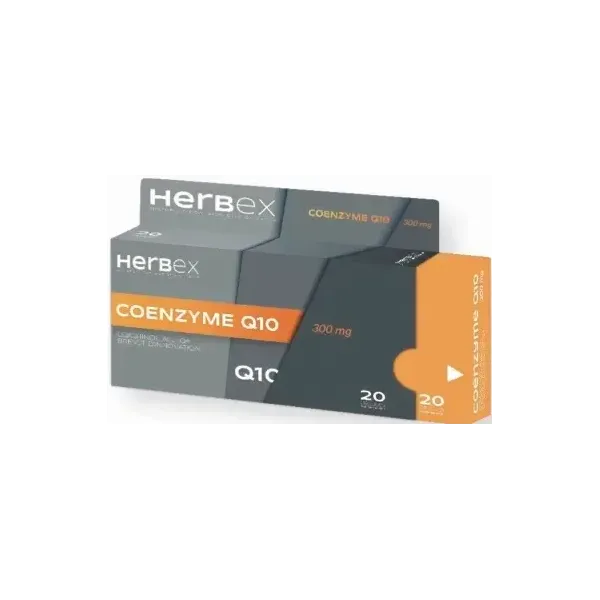 HERBEX COENZYME Q10 300 MG 20 GELULES
