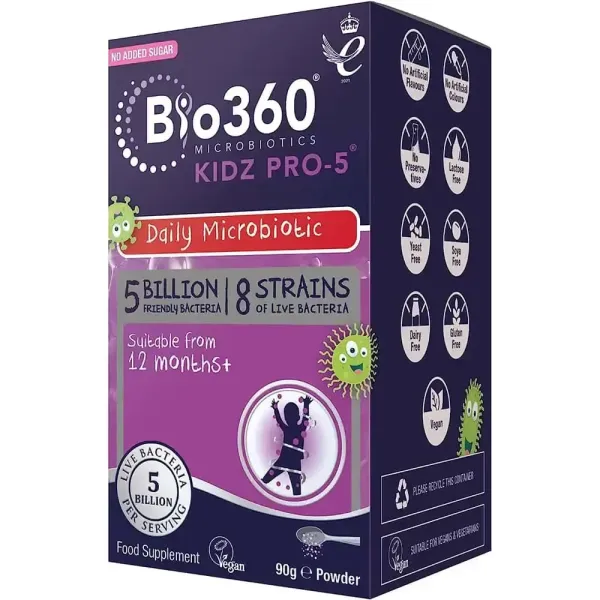 BIO 360 MICROBIOTICS KIDZ PRO-5 POUDRE 90G