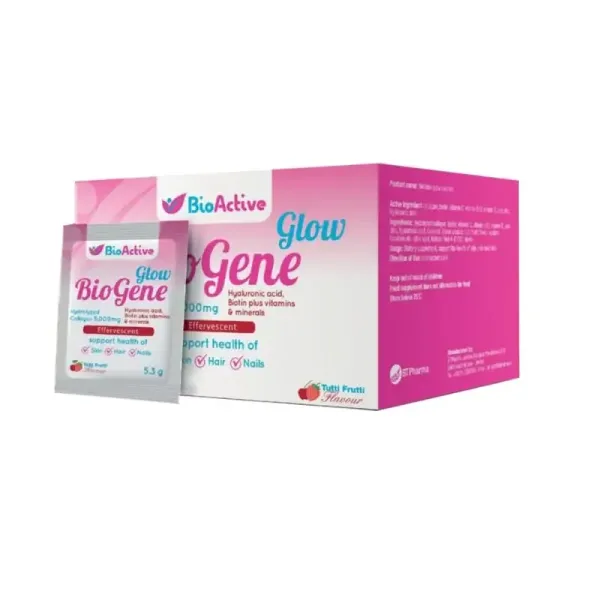 BIOGENE GLOW EFFERVESCENT CHEVEUX ET ONGLES 30 SACHETS