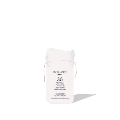 BYPHASSE DISQUES COTON A DEMAQUILLER B/35