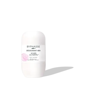 BYPHASSE DEODORANT ROLL ON ANTI TACHES ROSEE DE MATIN 50ML