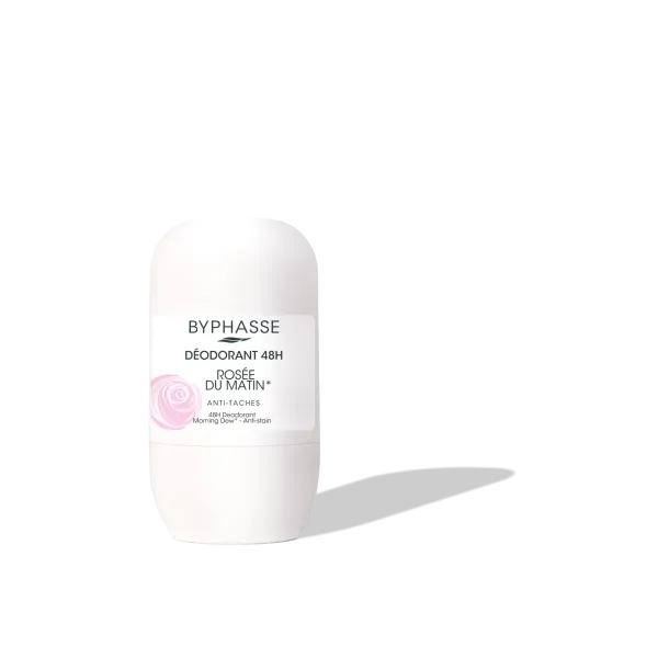 BYPHASSE DEODORANT ROLL ON ANTI TACHES ROSEE DE MATIN 50ML