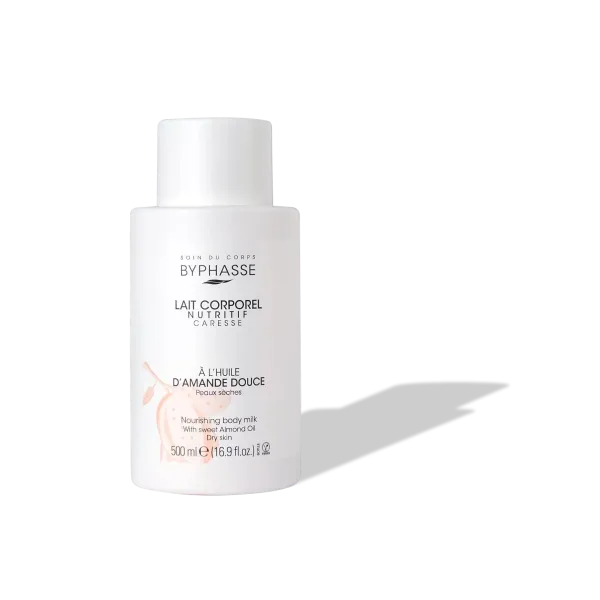 BYPHASSE LAIT CORPOREL NUTRITIF A L'HUILE D'AMANDE DOUCE 500ML