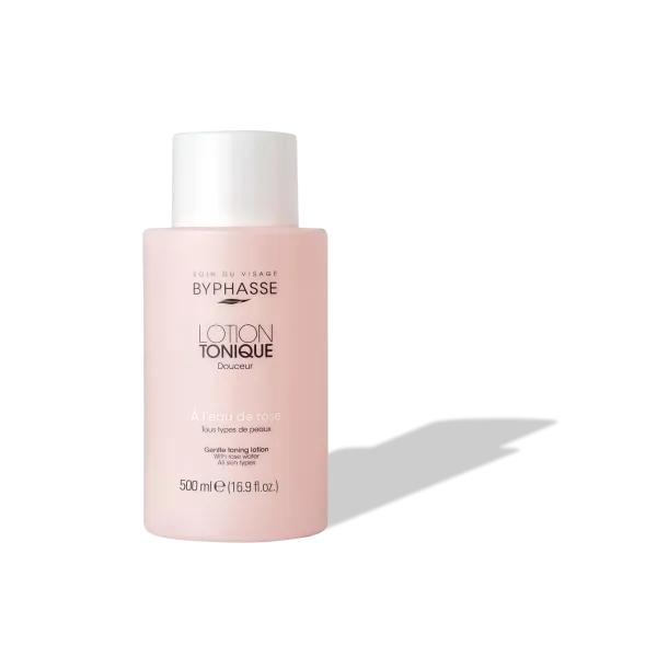 BYPHASSE LOTION TONIQUE A L'EAU DE ROSE 500ML