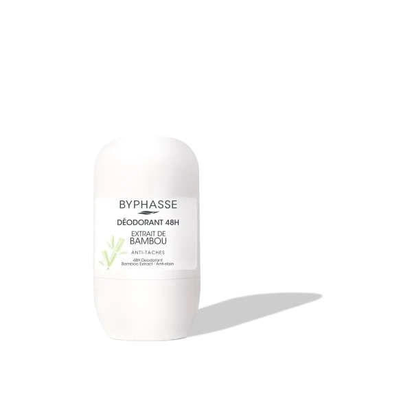 BYPHASSE DEODORANT ROLL ON ANTI TACHES BAMBOU 50ML
