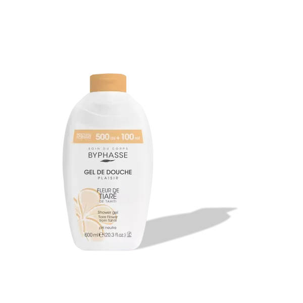 BYPHASSE GEL DE DOUCHE FLEUR DE TIARE DE TAHITI 600ML