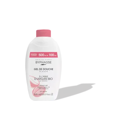 BYPHASSE GEL DE DOUCHE A L'HUILE D'ARGAN BIO 600ML