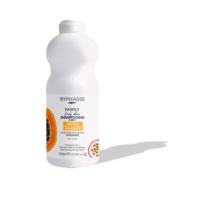 BYPHASSE FAMILY SHAMPOOING 2 EN 1 PAPAYE MANGUE 750ML
