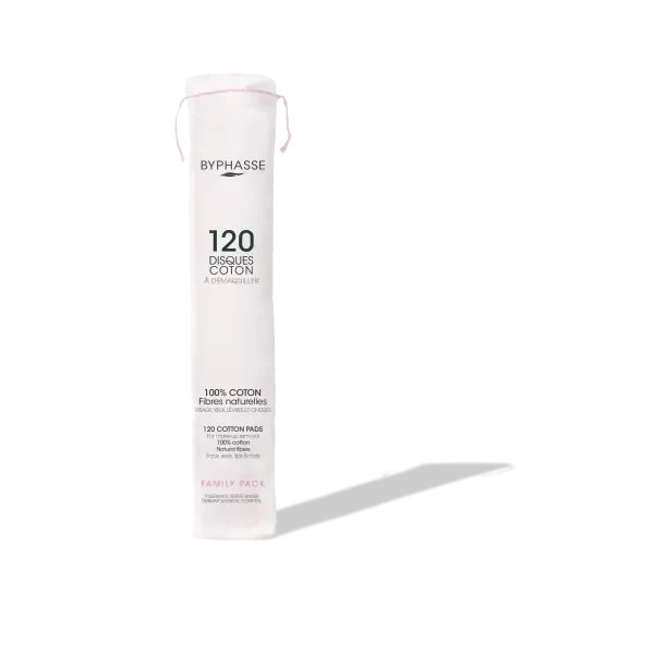 BYPHASSE COTON DEMAQUILLANTS 120 DISQUES