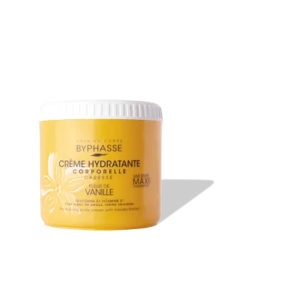 BYPHASSE CREME HYDRA CORPS A L'EXTRAIT DE VANILLE 500ML