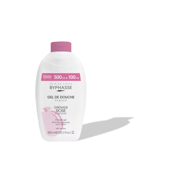 BYPHASSE GEL DE DOUCHE GRENADE ROSE 600ML