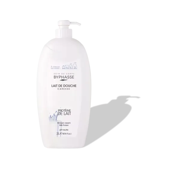 BYPHASSE CARESSE LAIT DE DOUCHE PROTEINE DE LAIT 2L