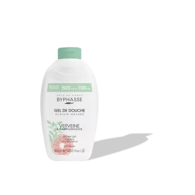 BYPHASSE GEL DE DOUCHE VERVEINE & PAMPLEMOUSSE 600ML