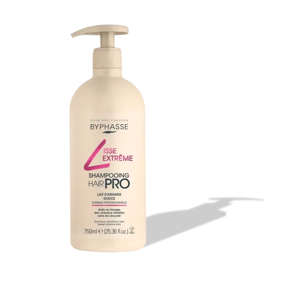 BYPHASSE SHAMPOOING LISS EXTREME CHEVEUX REBELLES 750ML