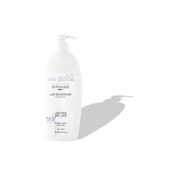 BYPHASSE CARESSE LAIT DE DOUCHE PROTEINE DE LAIT 1L
