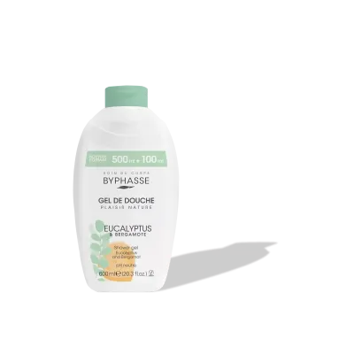 BYPHASSE GEL DE DOUCHE EUCALYPTUS & BERGAMOTE 600ML
