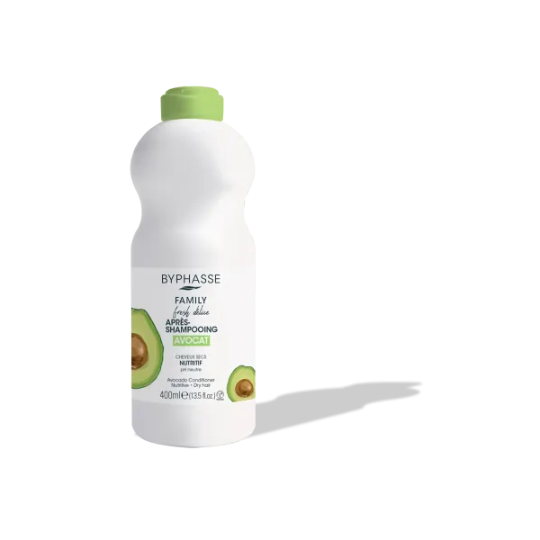 BYPHASSE FAMILY APRES SHAMPOOING AVOCAT CHEVEUX SECS 400ML