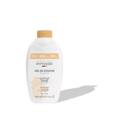 BYPHASSE GEL DE DOUCHE FLEUR DE TIARE 500ML