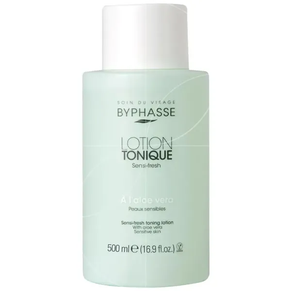 BYPHASSE LOTION TONIQUE SENSI-FRESH A L’ALOE VERA 500ML