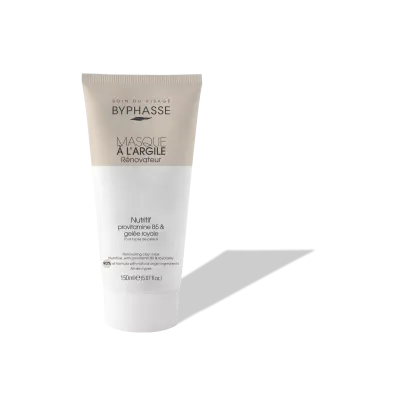 BYPHASSE MASQUE A L'ARGILE RENOVATEUR TOUS TYPES DE PEAUX 150ML