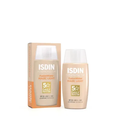 ISDIN PHOTOPROTECTION ECRAN SOLAIRE FUSION WATER MAGIC LIGHT SPF50+ 50ML