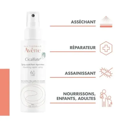 AVENE CICALFATE+ SPRAY ASSECHANT REPARATEUR 100ML