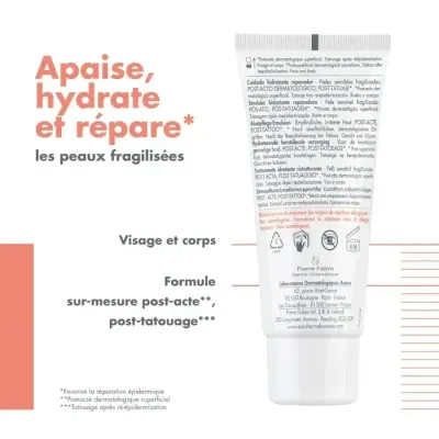 AVENE CICALFATE+ SOIN HYDRATANT REPARATEUR POST ACTE POST TATOUAGE 40ML