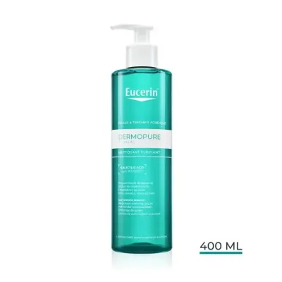 EUCERIN DERMOPURE GEL NETTOYANT PEAUX A IMPERFECTIONS 200ML