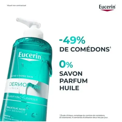 EUCERIN DERMOPURE GEL NETTOYANT PEAUX A IMPERFECTIONS 200ML