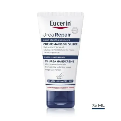 EUCERIN UREA REPAIR PLUS CREME MAINS 5% UREE REPARATRICE 75ML
