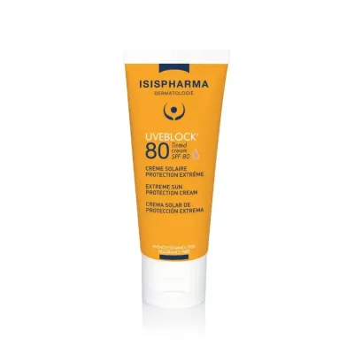 ISISPHARMA UVEBLOCK ECRAN SPF 80 TEINTE 40ML